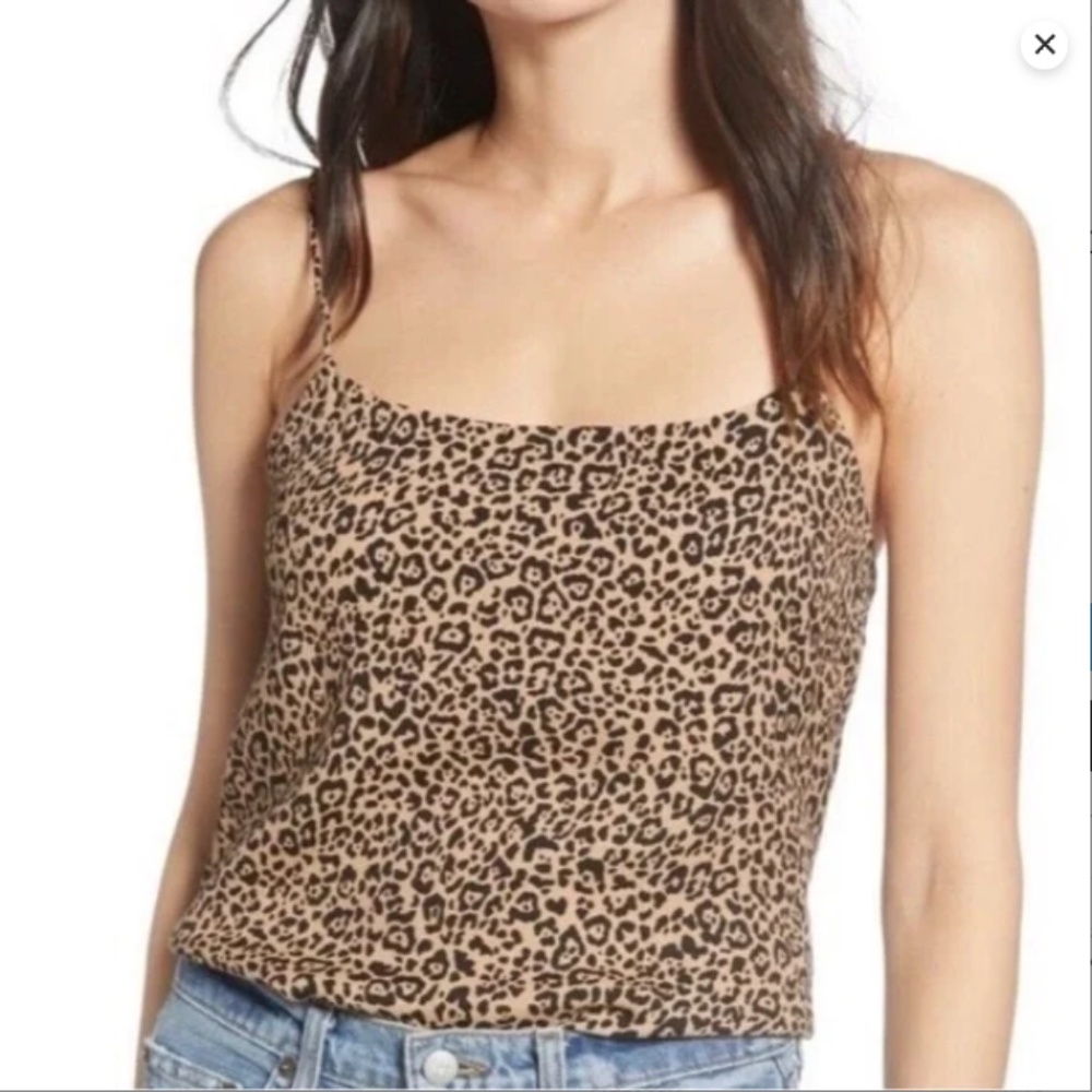 Reformation Atticus Animal Leopard Print Tank - Size S
